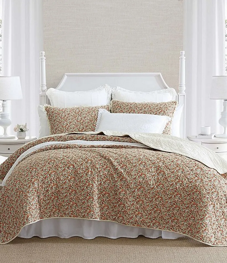 Laura Ashley Loveston Cotton Reversible Quilt Mini Set