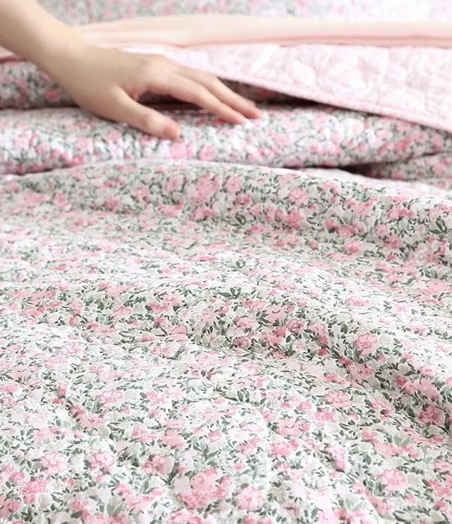 Laura Ashley Loveston Ditsy Floral Cotton Reversible Quilt Mini