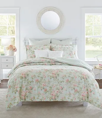 Laura Ashley Madelynn 6-Piece Floral Comforter Set