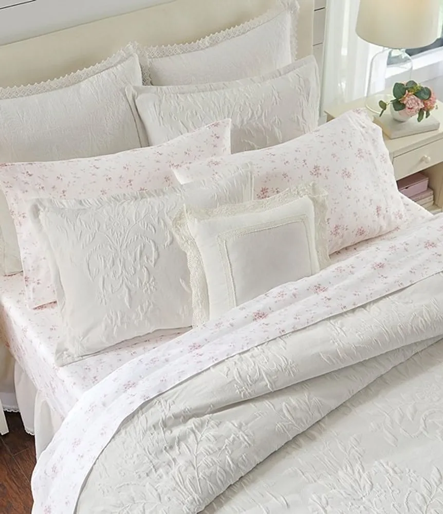 Laura Ashley Rowland Floral Cotton Quilt Set