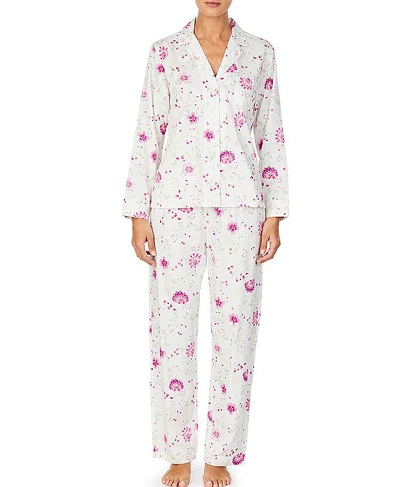 Lauren Ralph Lauren Floral Print Sateen Pajama Set | Alexandria Mall
