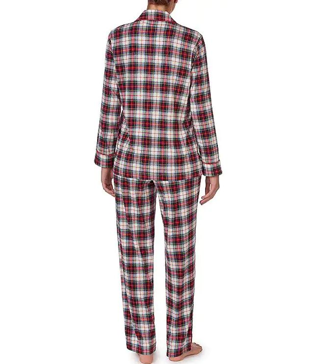 Lauren Ralph Lauren Plus Plaid Print Jersey Pajama Set | Alexandria Mall