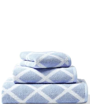 Lauren Ralph Sanders Diamond Bath Towels