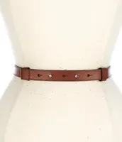 Lauren Ralph Turn-Lock Leather Belt