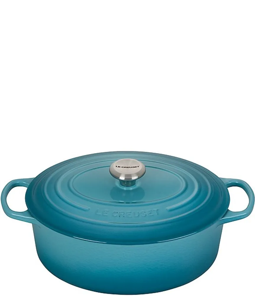 Le Creuset 5-Quart Signature Oval Dutch Oven with Stainless Steel Knob