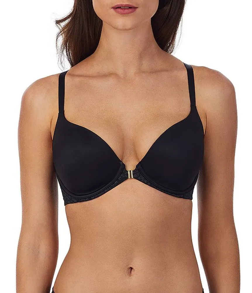 Le Mystere Bra Women 38D Black T-Shirt Underwired Lightly Lined