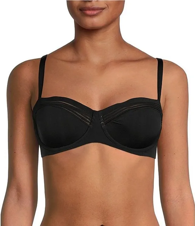 NWT Le Mystère [ 34G ] Second Skin Unlined Underwire T-Shirt Bra in Black  #5923
