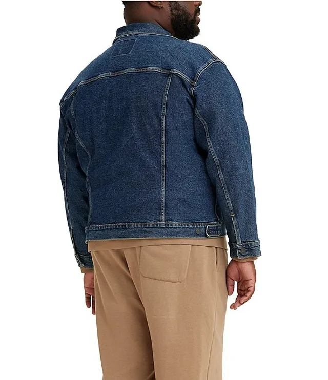 Levi's Men's Big & Tall Stretch Denim Trucker Jacket - Colusa