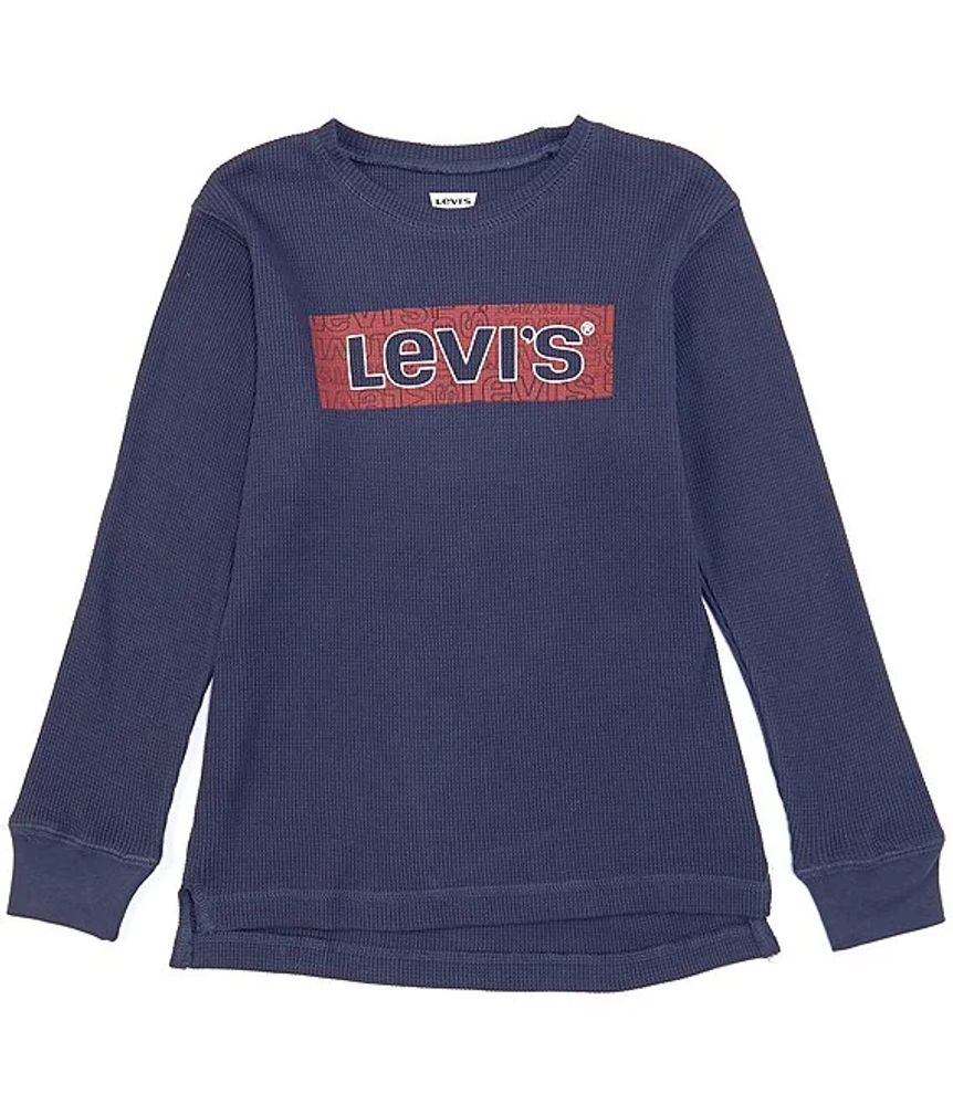 Levi's® Big Boys 8-20 Long-Sleeve The Original Logo Thermal Waffle Knit Tee  | Brazos Mall