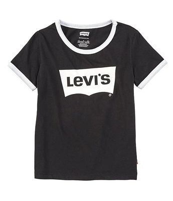Levi's® Big Girls 7-16 Short-Sleeve Batwing Ringer T-Shirt