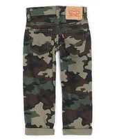 Levi's® Little Boys 2T-7X 502™ Regular Tapered-Fit Camo Twill Chino Pants