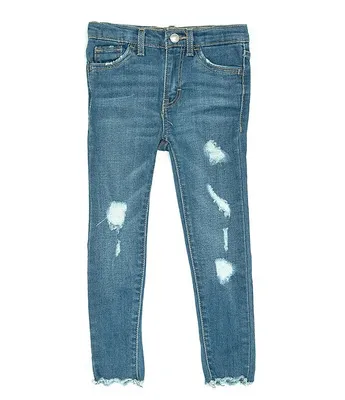 Levi's Little Girls 2T-6X 720 Distressed High-Rise Super-Skinny Jeans