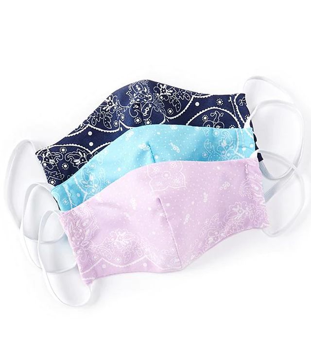 Petunia Pickle Bottom 8-Piece Family Pack Elastic Strap Cloth Face Masks |  Alexandria Mall