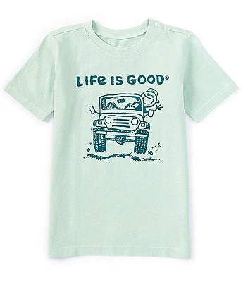 Life is Good Big Boys 8-20 Short Sleeve Head Jake Graphic T-Shirt