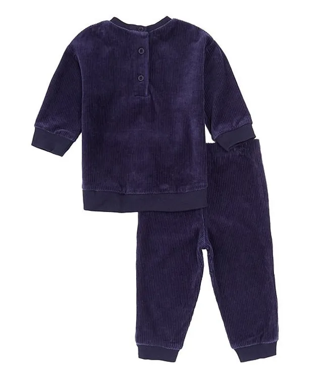 Nike Baby Girls 12-24 Months Long Sleeve Velour Hoodie & Jogger Pants Set