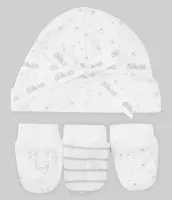 Little Me Baby Boys Funtime Hat & Mitt Set