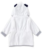 Little Me Baby Boys Newborn-9 Months Puppy Toile Hooded Bath Robe