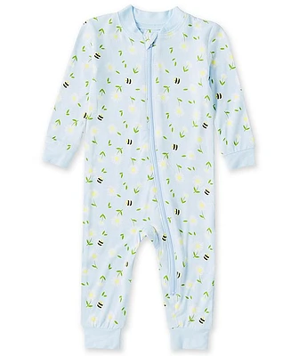 Little Me Baby Girls 12-24 Months Long-Sleeve Daisy Coveralls