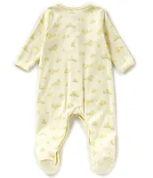 Little Me Baby Preemie-9 Months Ducks Long-Sleeve Footed Coverall & Bib Set