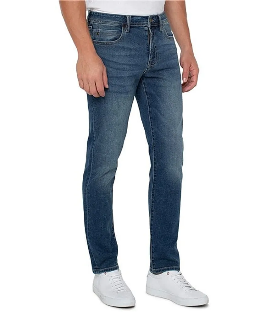 Liverpool Modern Slim Straight Coolmax Jeans, Jeans, Clothing &  Accessories