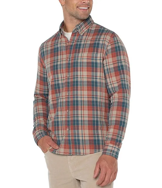 F638-RED Tartan Plaid Flannel