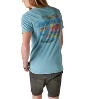 Lucky Brand Corvette Logo Short Sleeve T-Shirt