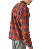 Lucky Brand Long Sleeve Mesa Plaid Western Woven Shirt