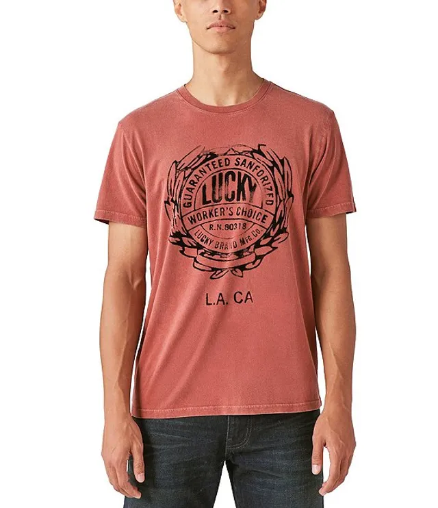 Lucky Brand Camo-Print T-Shirt - Macy's