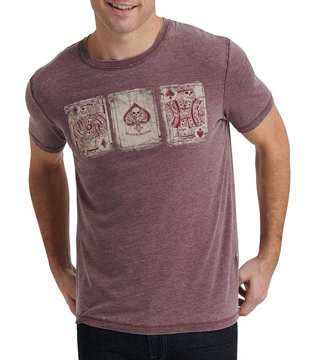 Lucky Brand Bear King Card Short Sleeve T-Shirt