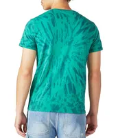 Lucky Brand Short-Sleeve Tie-Dyed Clover Graphic T-Shirt
