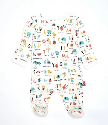 Magnetic Me Baby Preemie-9 Months Long-Sleeve ABC Love Footed Coverall