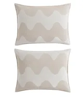 Marimekko Lokki Woven Wave Print Duvet Cover Mini Set