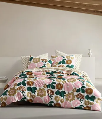 Marimekko Pieni Kukkatori Oversized Floral Organic Cotton Duvet Cover Mini Set