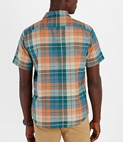 Marmot Aerobora Plaid Short Sleeve Woven Shirt