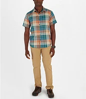 Marmot Aerobora Plaid Short Sleeve Woven Shirt