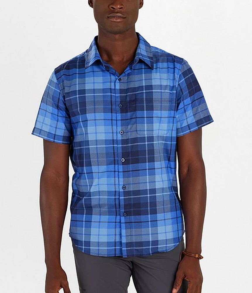 Marmot Aerobora Short-Sleeve Plaid Woven Shirt