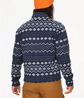 Marmot Heavyweight Drop Line Printed Half-Zip Pullover
