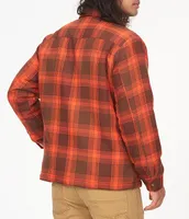 Marmot Ridgefield Plaid Faux-Sherpa Flannel Shirt Jacket