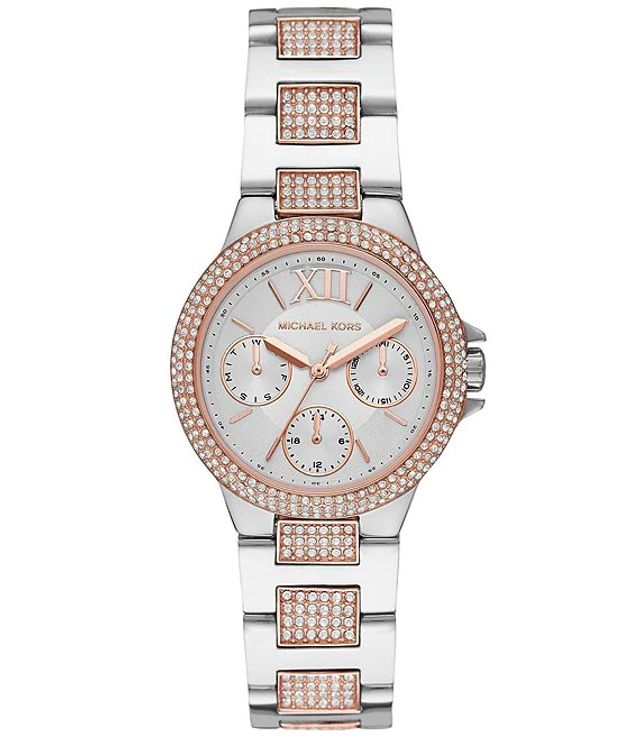 Michael Kors Camille Multifunction Rose Gold-Tone Stainless Watch |  Alexandria Mall