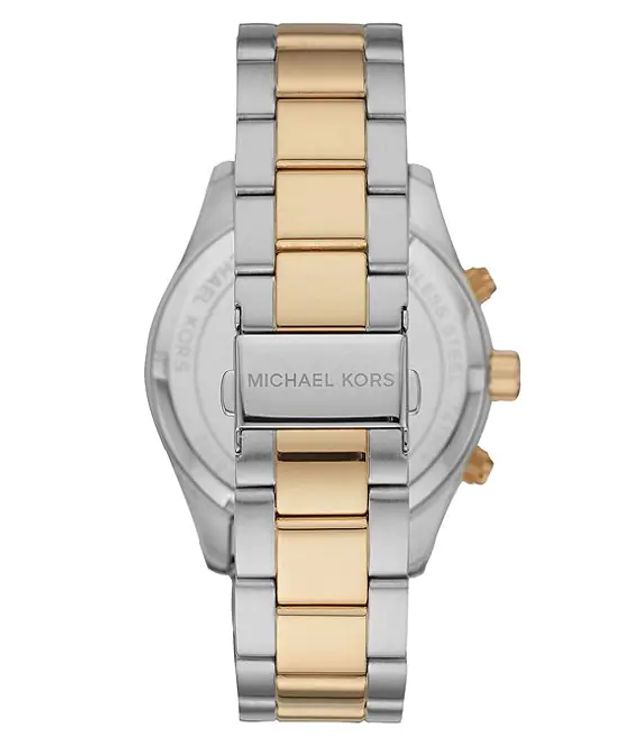 Michael Kors Layton Three-Hand Gold Tone Watch | Brazos Mall