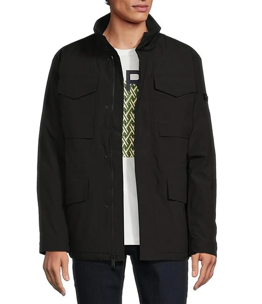 Michael Kors Long Sleeve Field Rain Coat