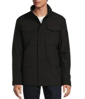 Michael Kors Long Sleeve Field Rain Coat