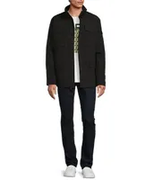 Michael Kors Long Sleeve Field Rain Coat