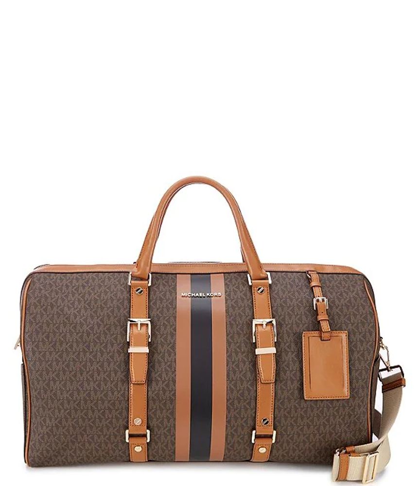 Michael Kors Bedford Travel Signature XL Weekender Bag | Alexandria Mall