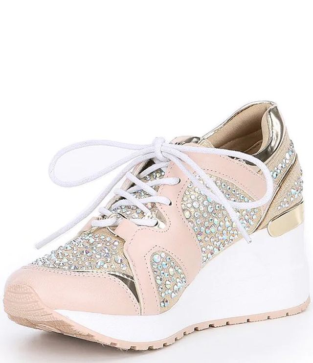 Michael Kors Girls' Neo Krystal Wedge Sneakers (Youth) | Brazos Mall