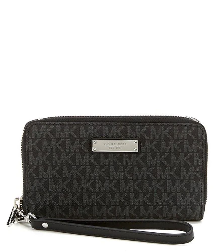 Michael Kors Jet Set Signature Multifunction Phone Wallet | Alexandria Mall