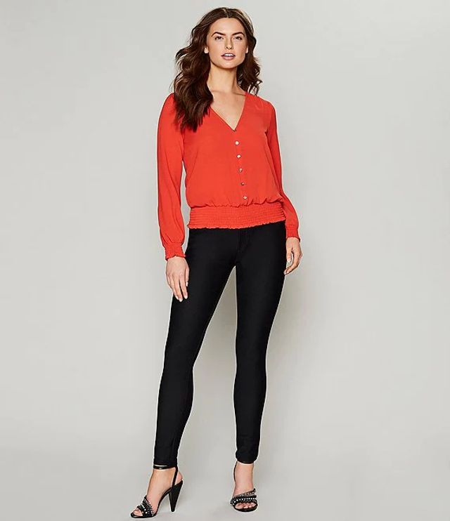 Michael Kors Stretch Knit Twill Pull-On Leggings