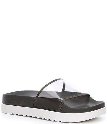 Michael Kors Mk Slide Logo Sandals | Brazos Mall