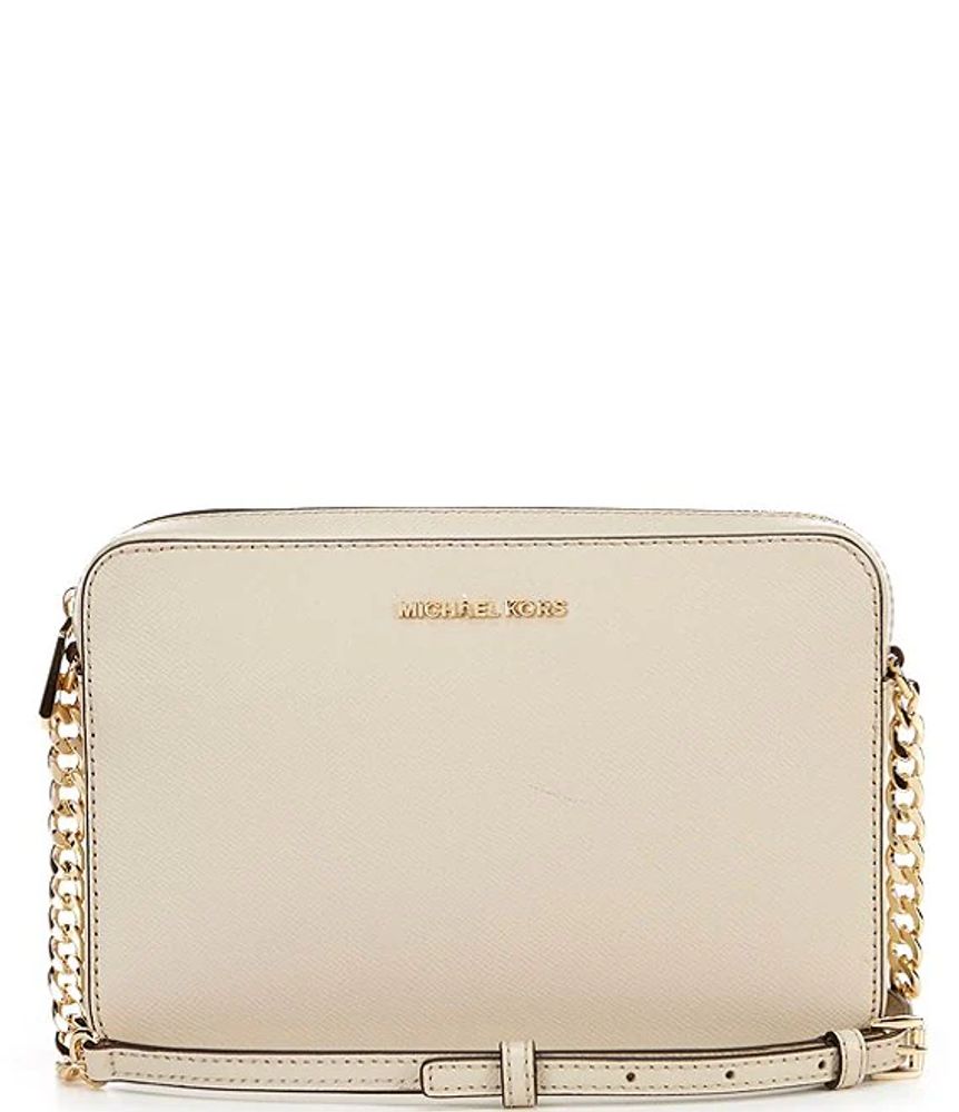 Michael Kors Voyager Large East West Top Zip Leather Crossbody Bag |  Alexandria Mall