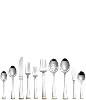 Mikasa Gold-Accent Harmony 65-Piece Stainless Steel Flatware Set